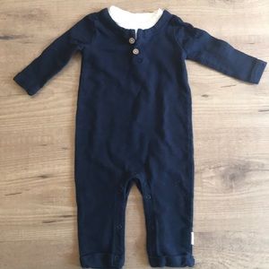 Burt’s bees baby outfit - navy